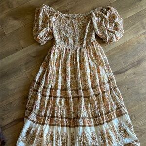 Spell Floral Smocked Dress